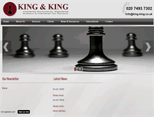 Tablet Screenshot of kingandkingaccountants.com